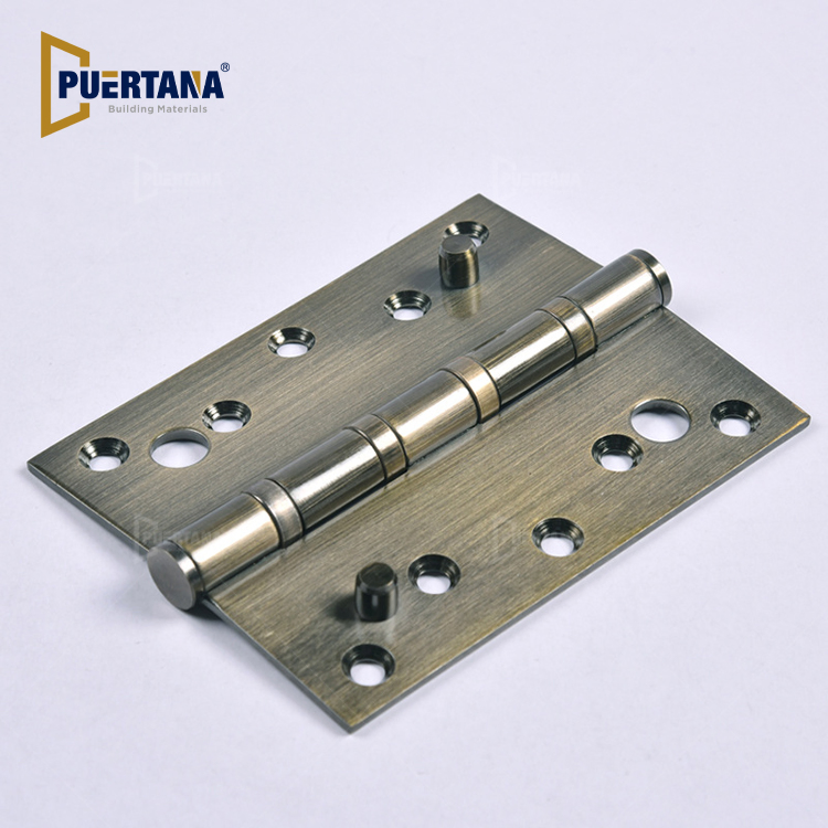 Copper Glazing Residential Wood French Front Entry Door with Sidelights