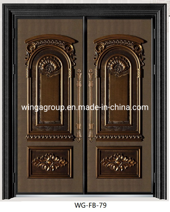 Nigeria Market Aluminum Cast Iron Security Explosion Proof Steel Door