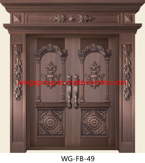 with Pillar Frame Explosion Proof Aluminum Cast Copper Door Wg-Fb-49