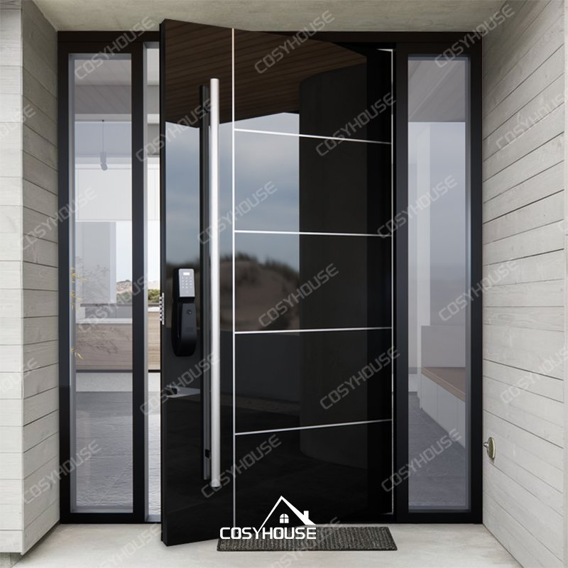 Heavy Duty Stainless Steel Security Door for Outdoor with Reinforced Frame
