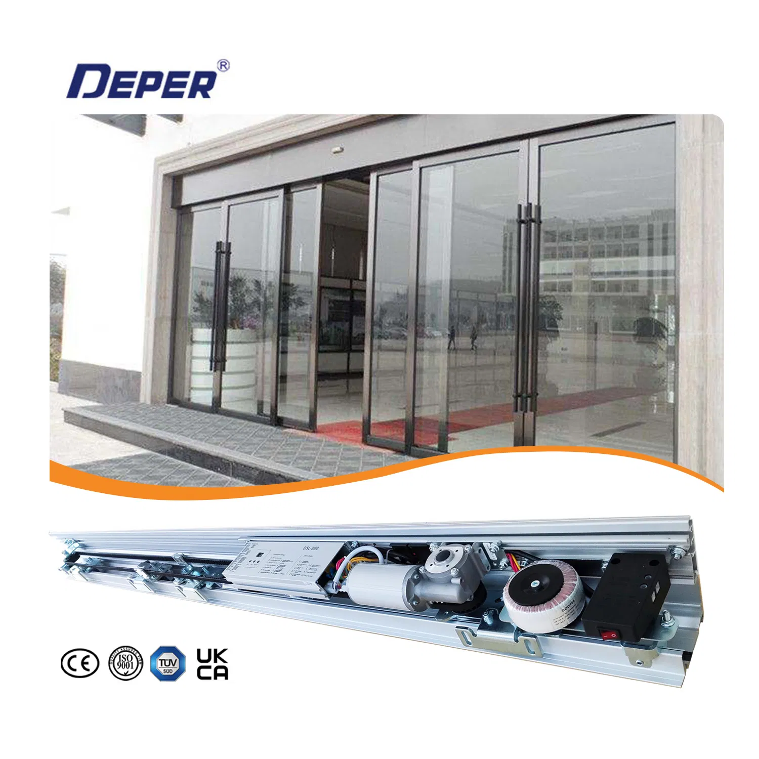 New Design DSL-800 Digital Display Controller Automatic Glass Sliding Door Operator/Kit CE &TUV Certification