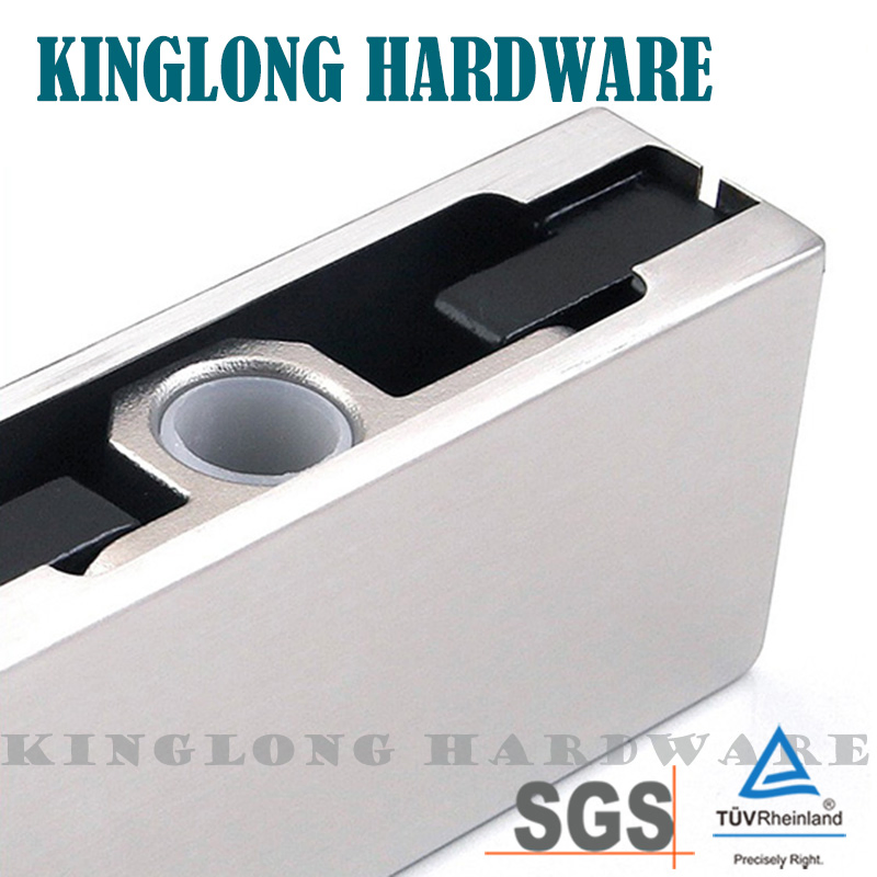 Stainless Steel Glass Door Hardware Frameless Door Hinge Patch Fitting Top Clamps