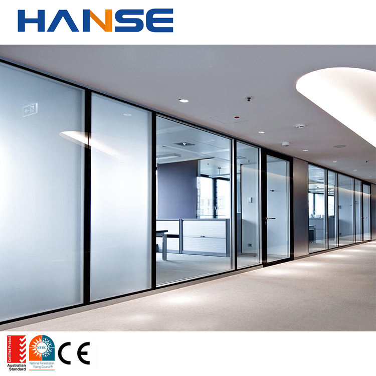 Automatic Frameless Aluminum Sliding Door Glass Sensor Door