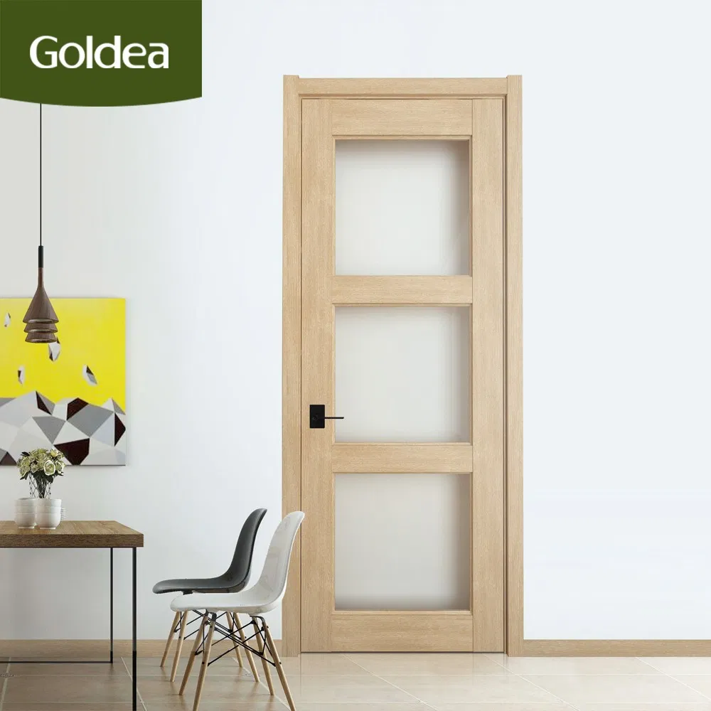 Premium Solid Wood and MDF Laminated PVC Front Door Design