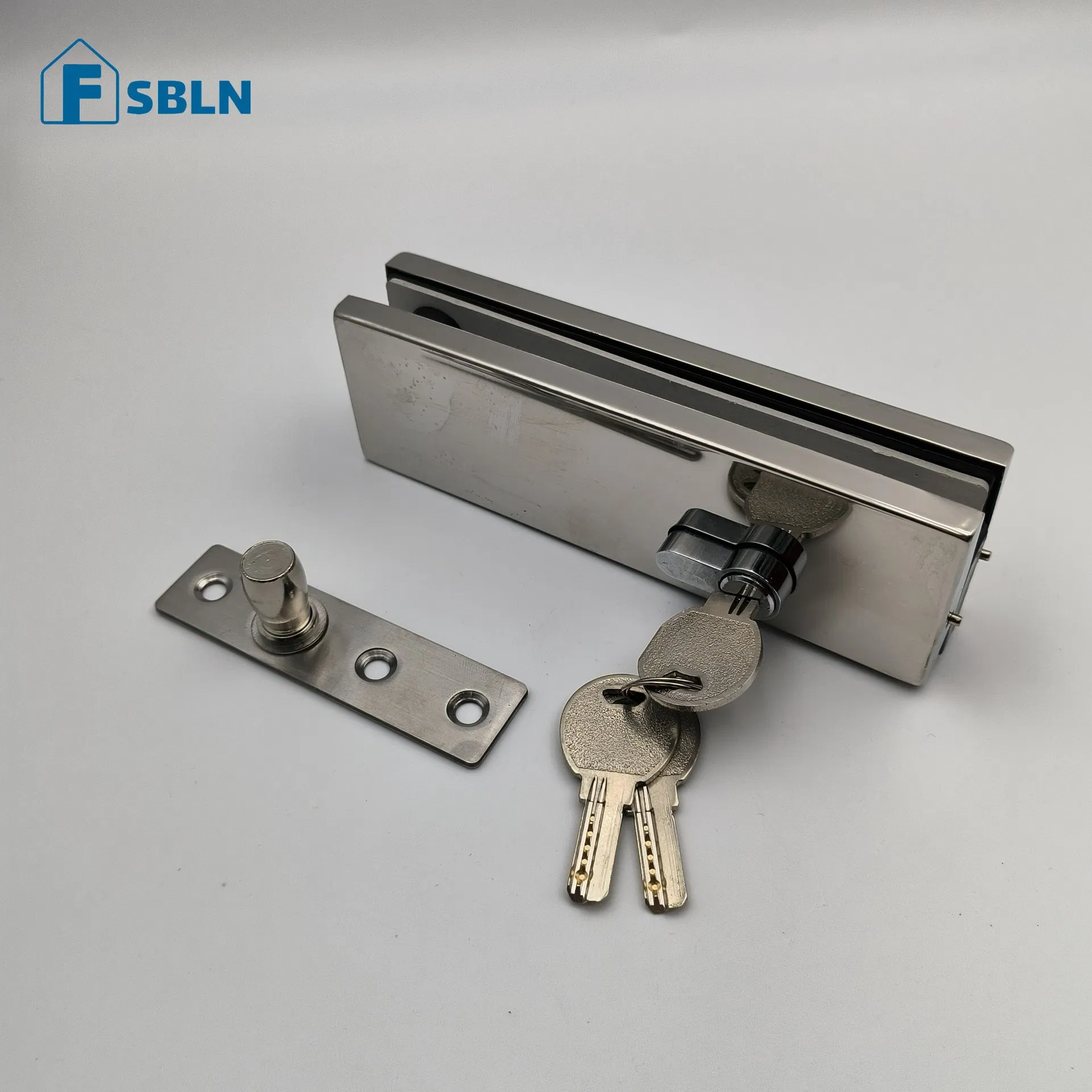 Bln Frameless Glass Door Locking Patch Fitting