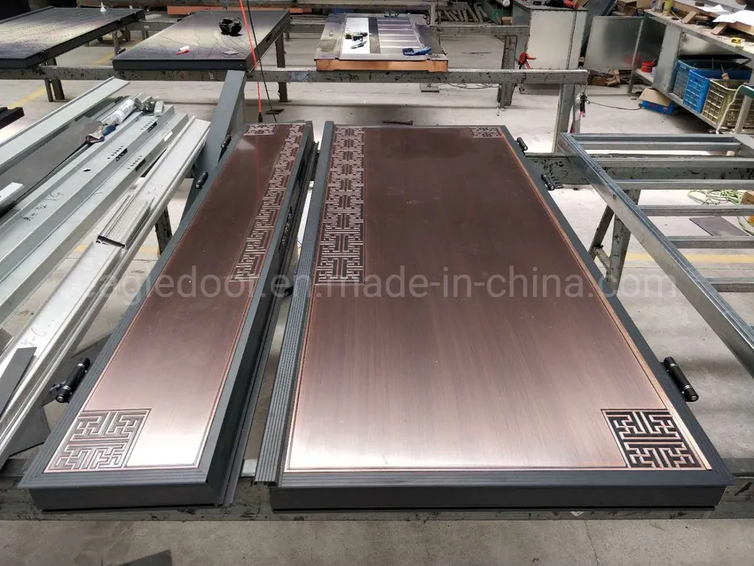 Copper Entry Door Design 2