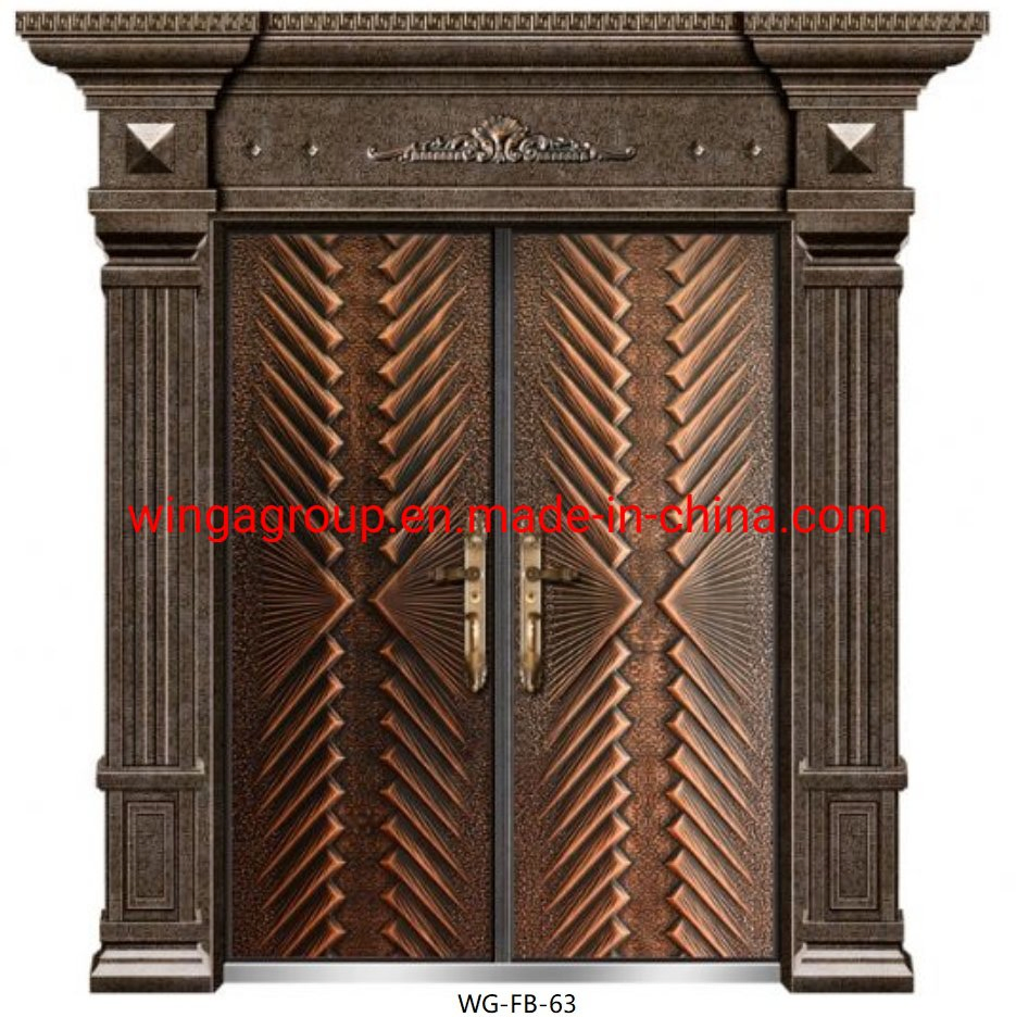 with Pillar Frame Explosion Proof Aluminum Cast Copper Door Wg-Fb-49