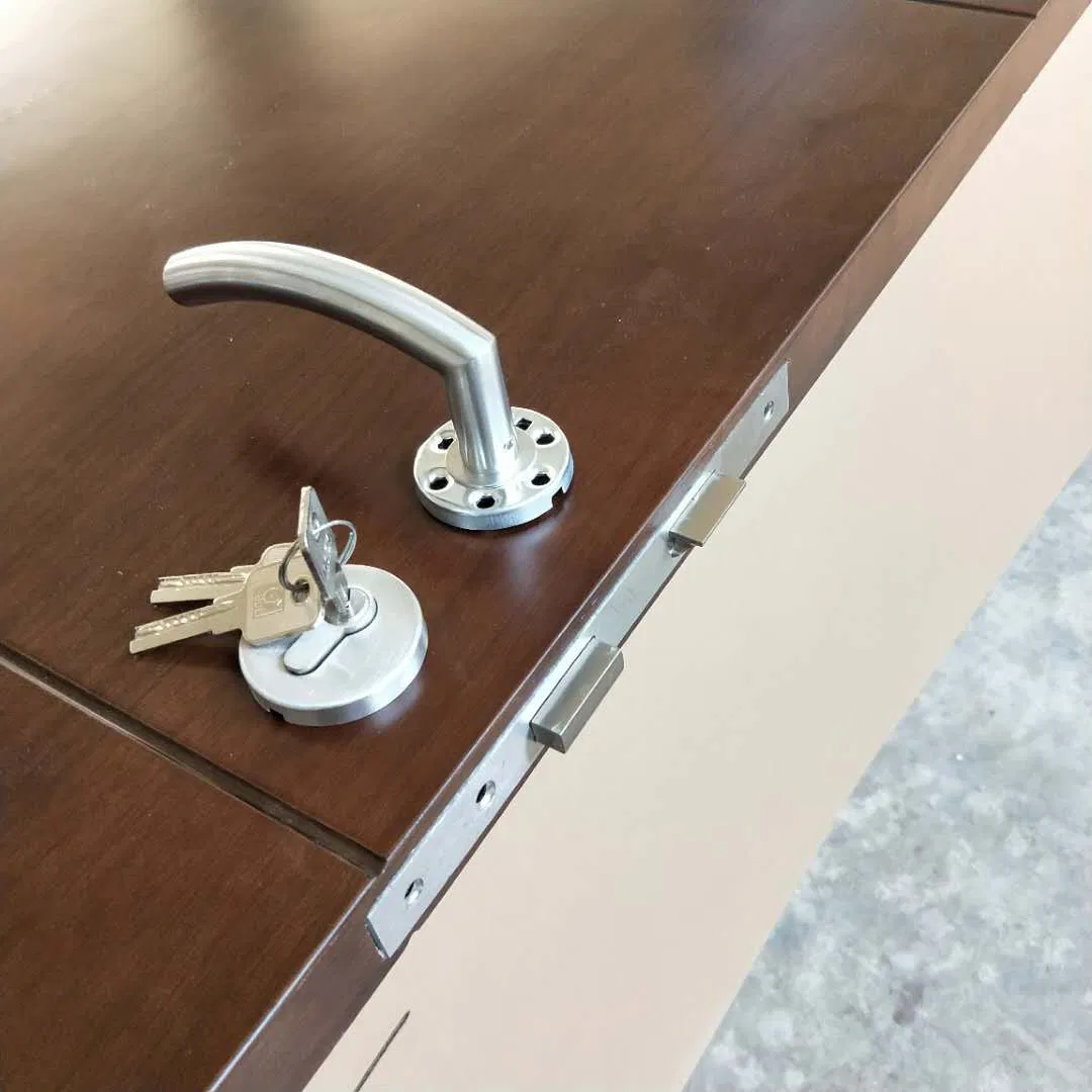 Kangton Fire Rated Walnut Wooden/Flush/Front Entrance Main/Solid Core/Melamine HPL Interior Wood Door