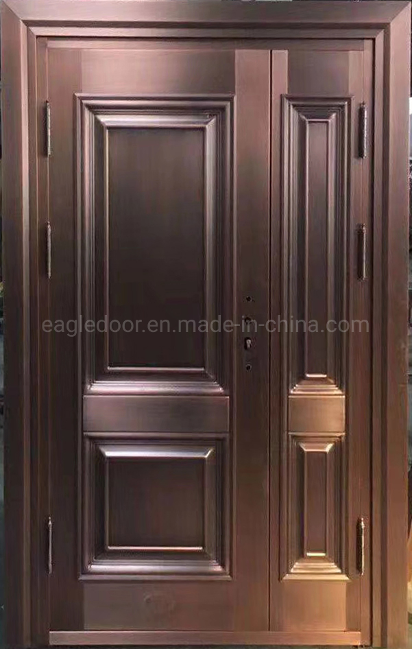 Africa Villa Exterior Main Door Copper Entry Doors Residential Glass Doors Design