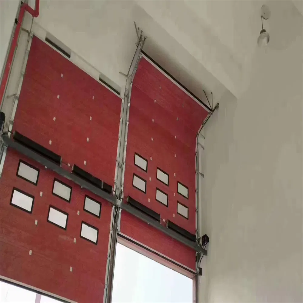 Wholesale Industrial Automatic Sandwich Panel Steel Door Exterior Sliding Lifting Overhead Sectional Garage Door for Warehouse Loading Area