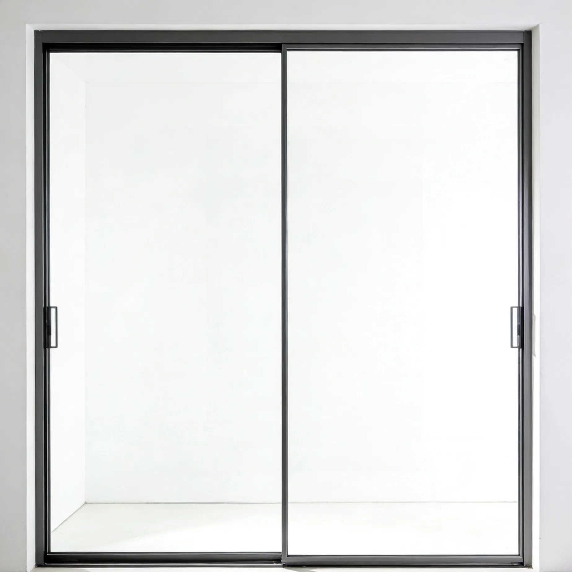 Custormized Thermal Insulated Aluminium Folding Ghost 3-Track Interior Aluminum Sliding Door with Double Glass Automatic System