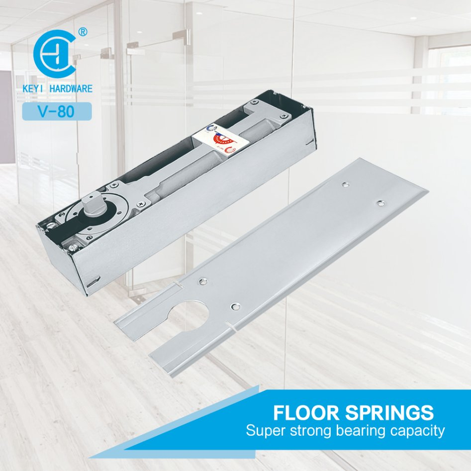 Frameless Glass Door Stainless Steel Patch Fitting Used with Floor Spring