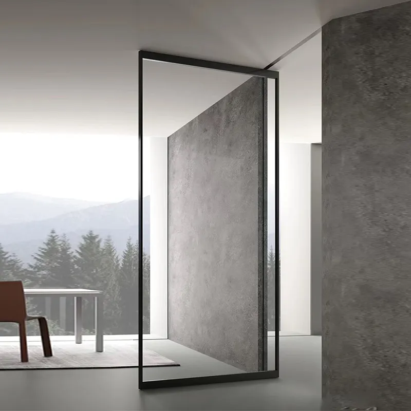 Stainless Steel Pivot Door Feature