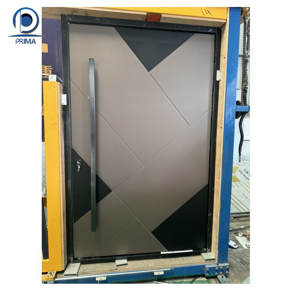 Light Luxury Villa Entry Door Carved Cast Aluminum Explosion-Proof Soundproof Features Class Security Door