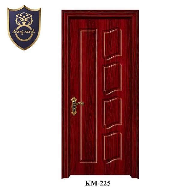 Stylish PVC Coated MDF Laminated Wood Doors