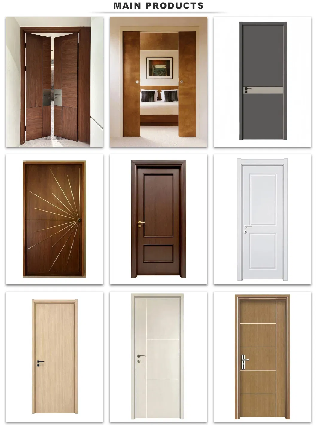 Main Wood Door Products
