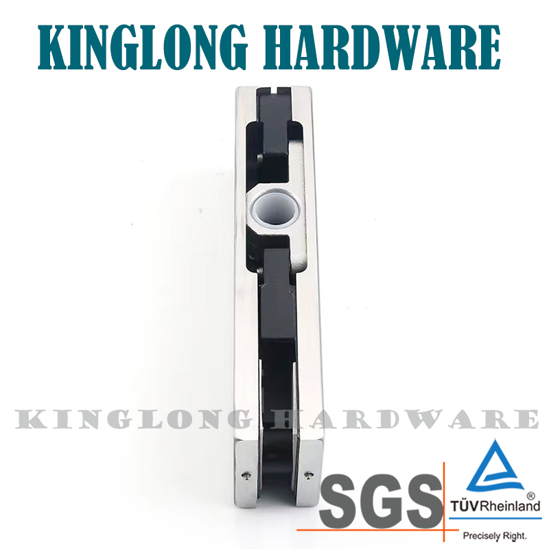Stainless Steel Glass Door Hardware Frameless Door Hinge Patch Fitting Top Clamps
