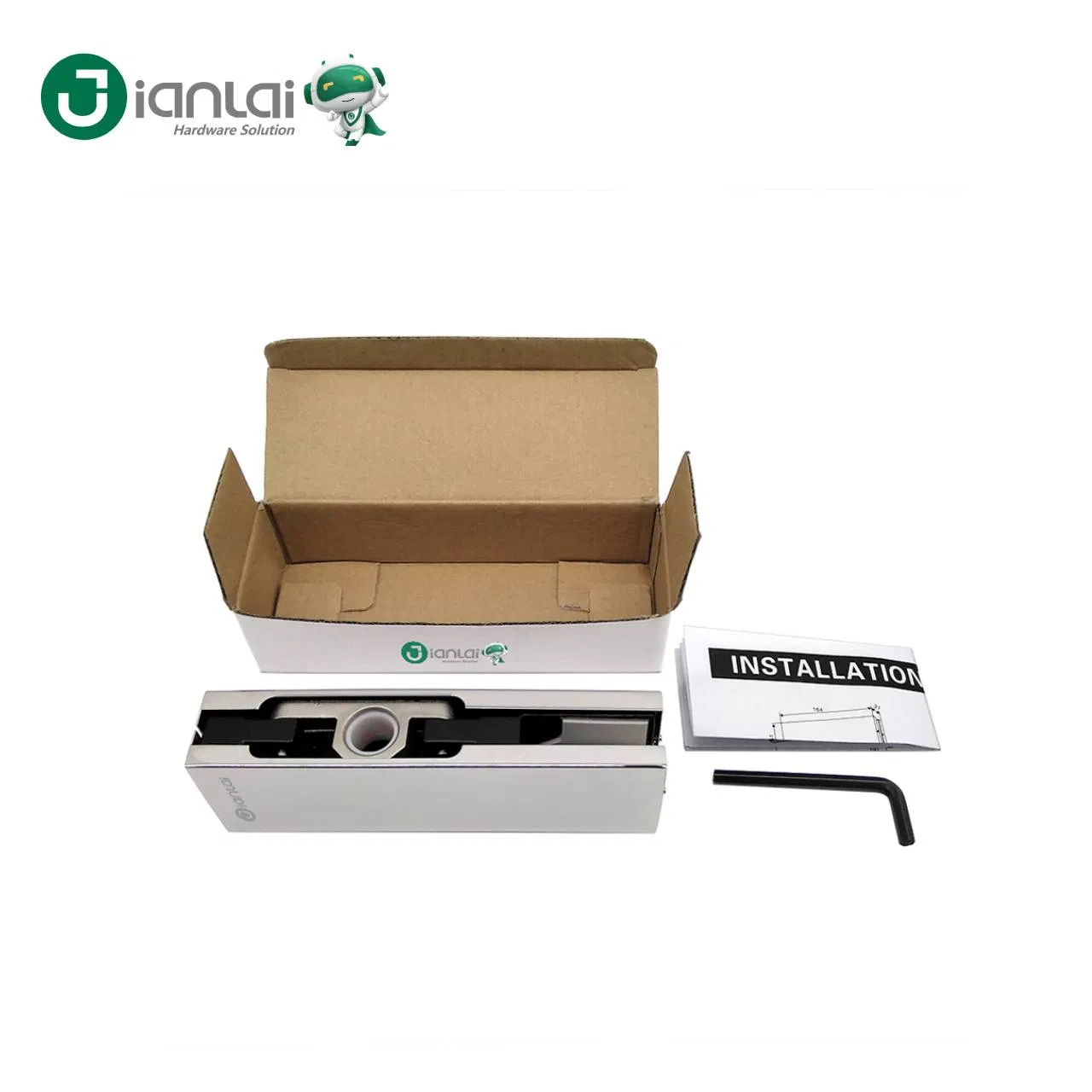 Frameless Door Glass Top Patch Fitting Glass Fittings for Glass Door Office