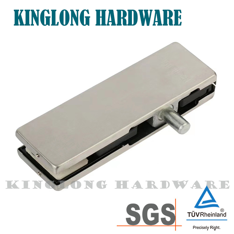 Stainless Steel Glass Door Fitting Bathroom Hotel Frameless Glass Door Patch Fitting Top Clamp