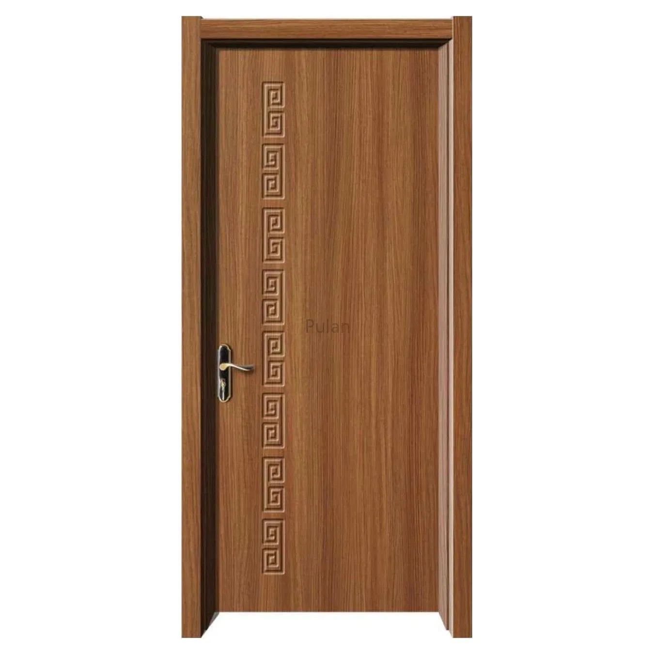 Elegant PVC Laminated MDF Interior Door for Apartment Spaces