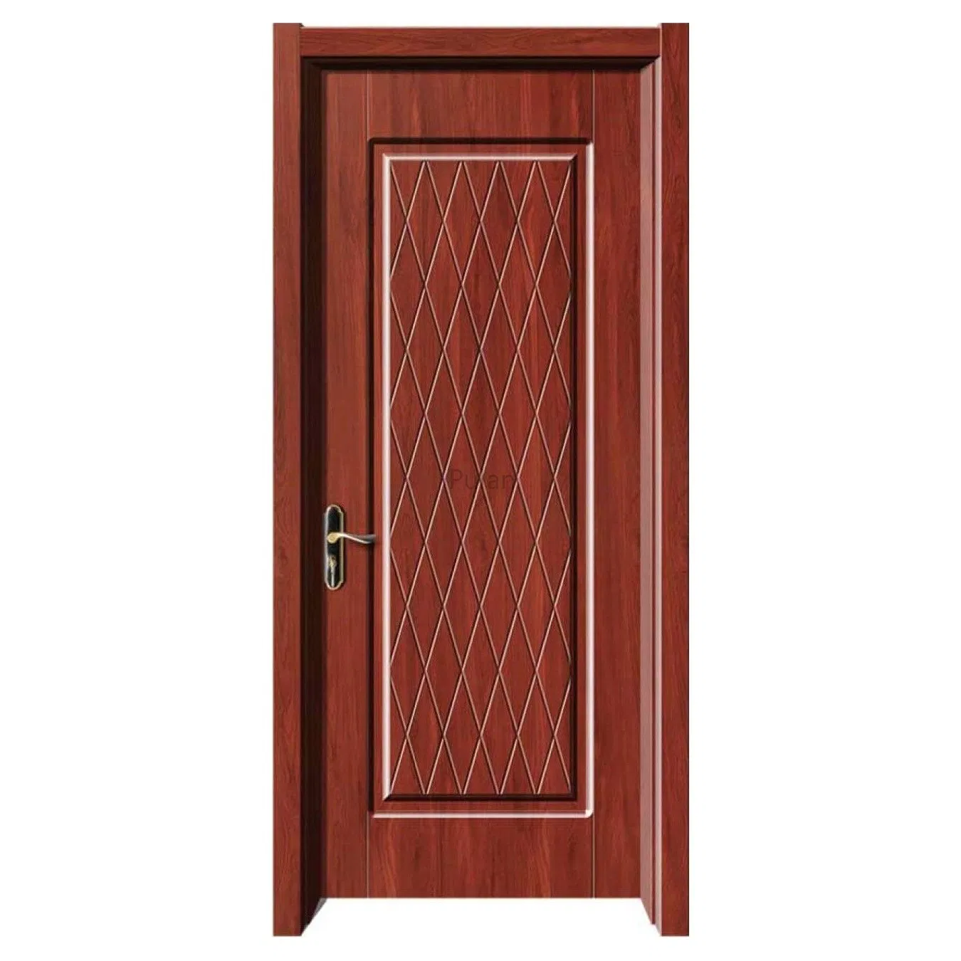 Elegant PVC Laminated MDF Interior Door for Apartment Spaces