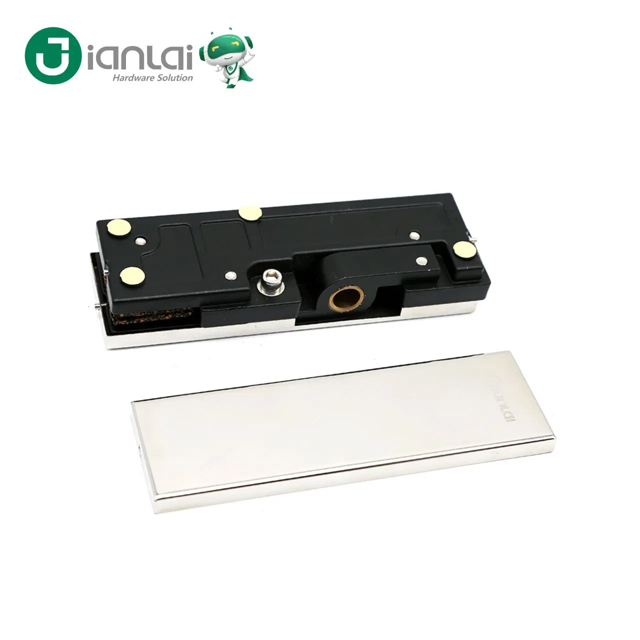 SS304 Patch Fitting Tempered Frameless Glass Door Panel Top Clamp Patch Fitting