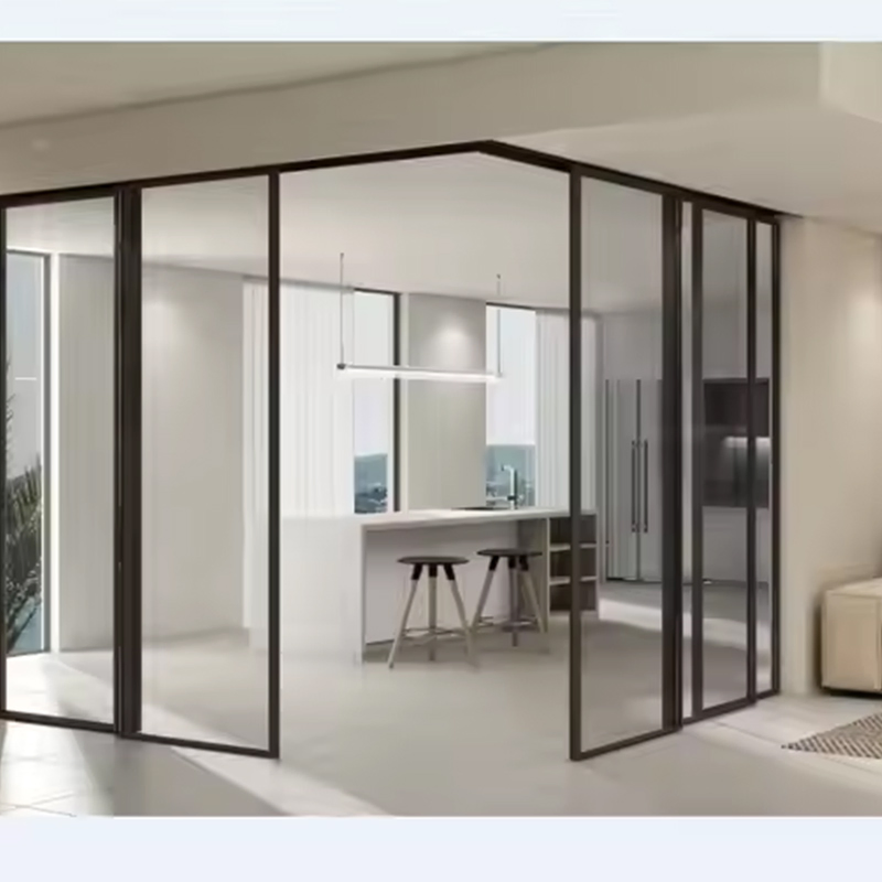 High Performance Commercial Heavy Duty Automatic Sliding Door Aluminum Glass Door