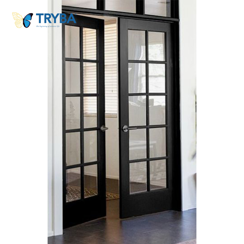 Multi-Chambered Frame Soundproof Low-E UPVC Casement Door for Studios