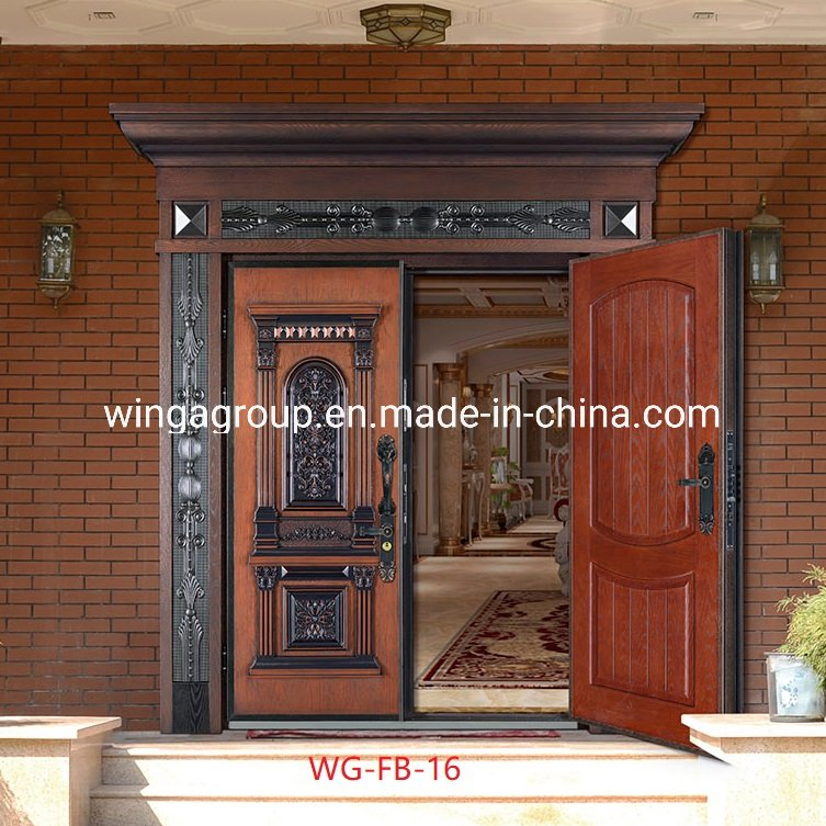 Africa Explosion Proof Aluminum Cast Copper Boar Security Door Wg-Fb-91