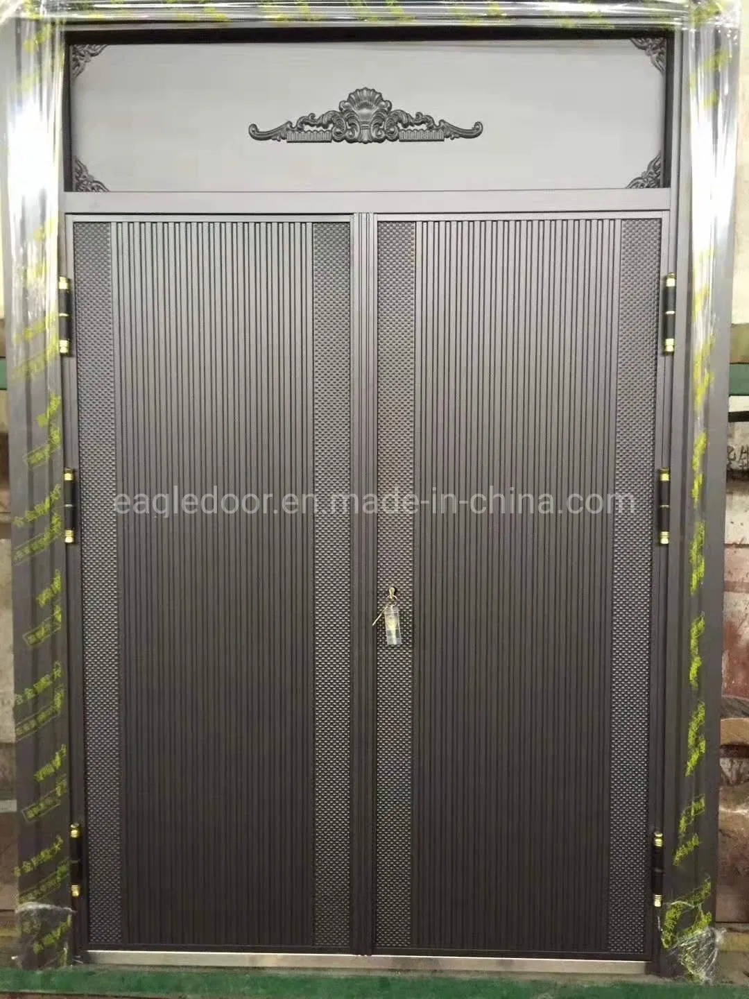 Arabic Cast Aluminum Explosion-Proof Hot Security Steel Door