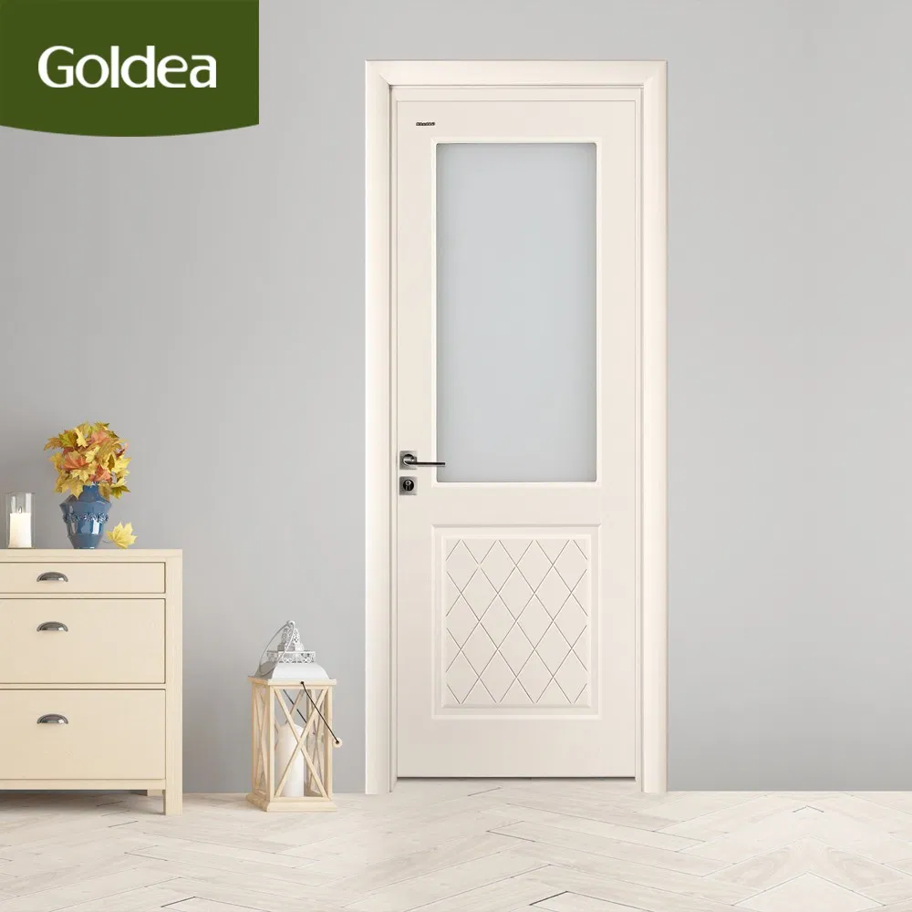 Premium Solid Wood and MDF Laminated PVC Front Door Design