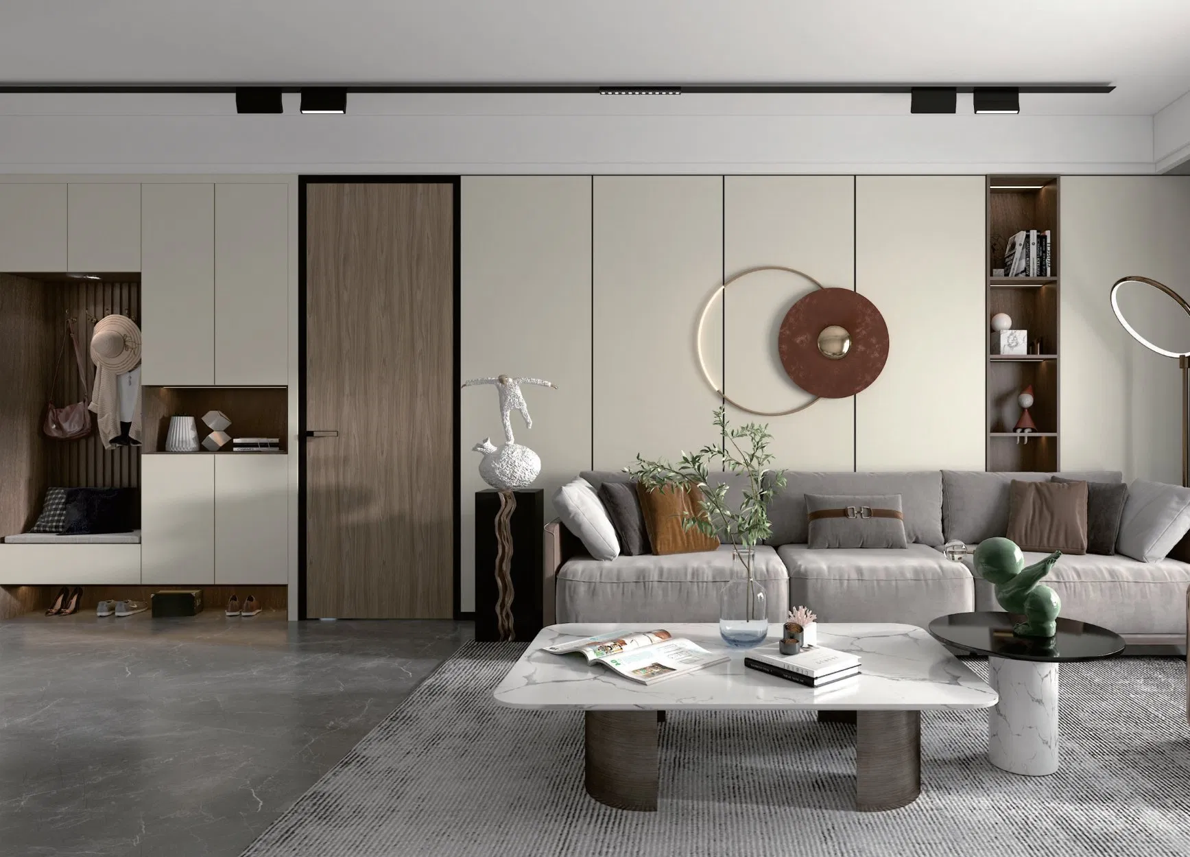 Solid Wood MDF PVC Laminated Water Proof Wooden Bathroom Sliding Flush WPC New Design Glass Interior Swing Plywood Door for Kitchen