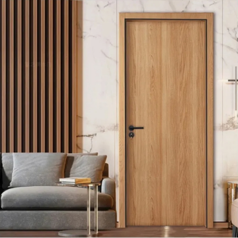Advanced High-Quality MDF Melamine Interior Soundproof Wood Doors