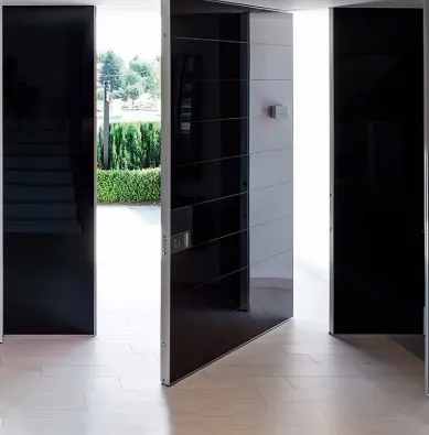 Aluminum Glass Pivot Door 9