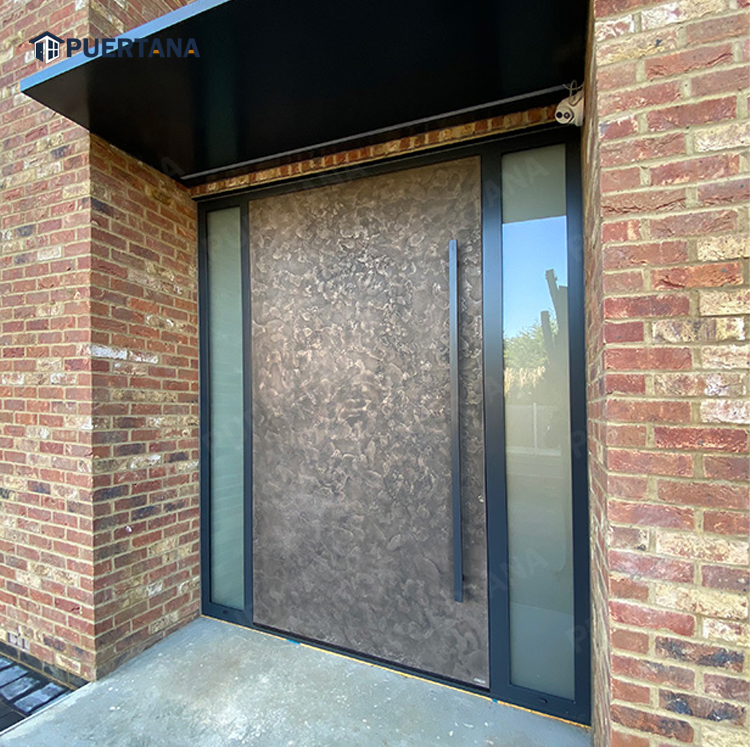 Chinese Factory Cast Aluminum Explosion-Proof Bulletproof Iron Front Security Steel Door
