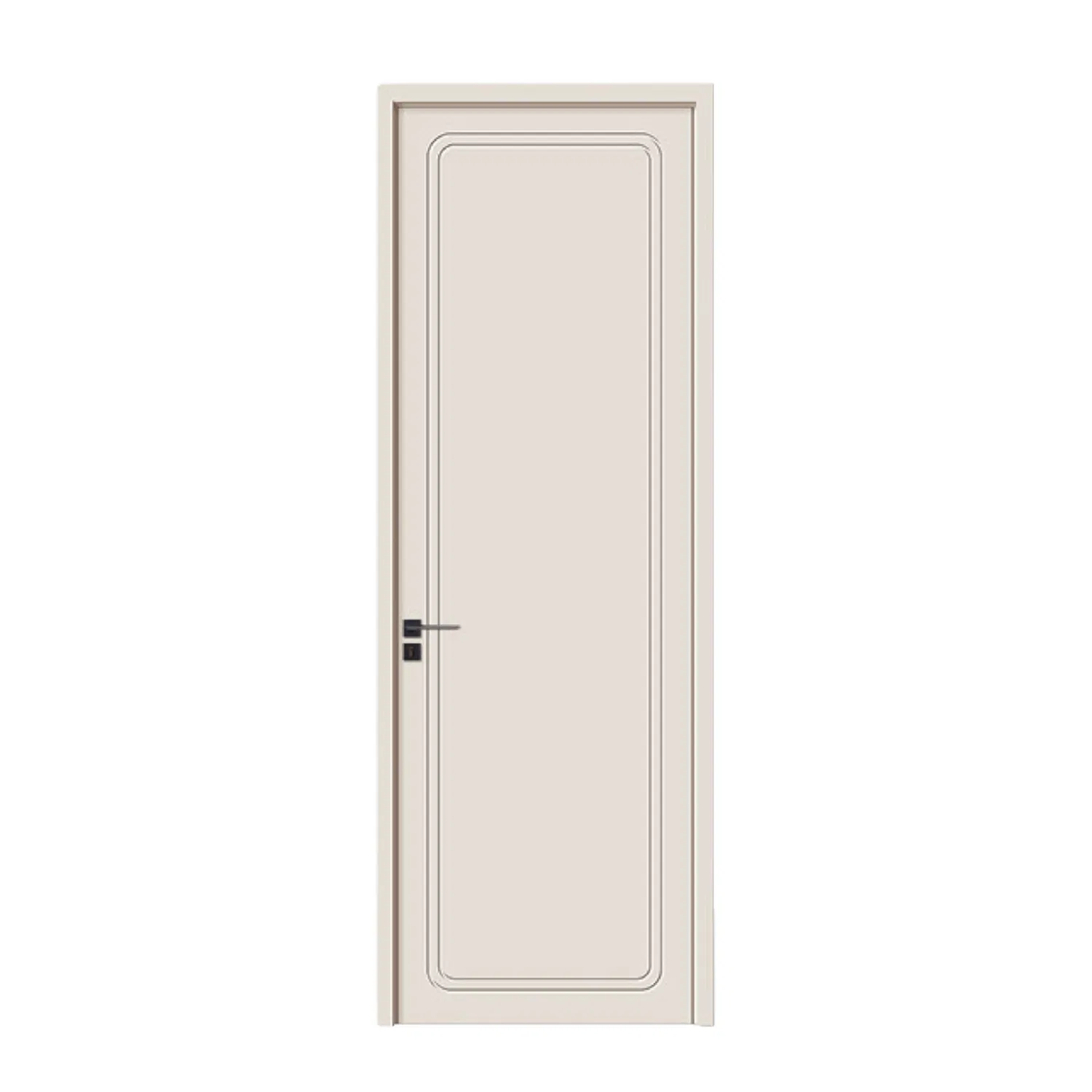 Internal Acoustic Wooden Interior Door Laminated MDF PVC Door for Apartment, Hotel, Hospital, School