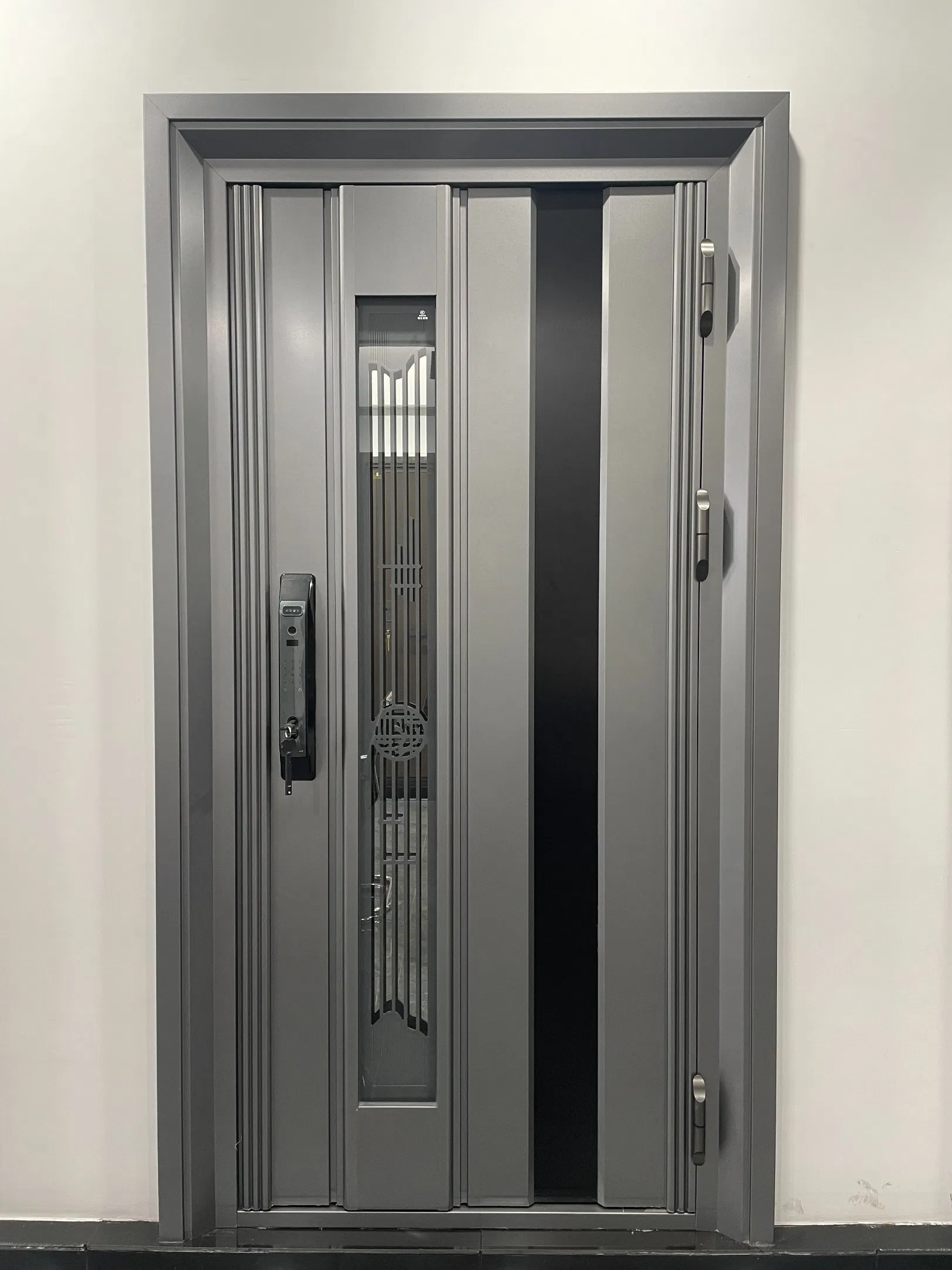 High-Security Stainless Steel Security Entry Door with Multi-Point Locking System