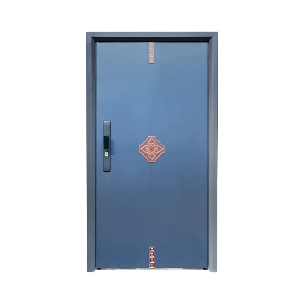10cm Building Material Modern Style Waterproof Custom Doors Factory Price Stainless Steel Interior Security Front Entrance Metal Double Guangdong Iron Door