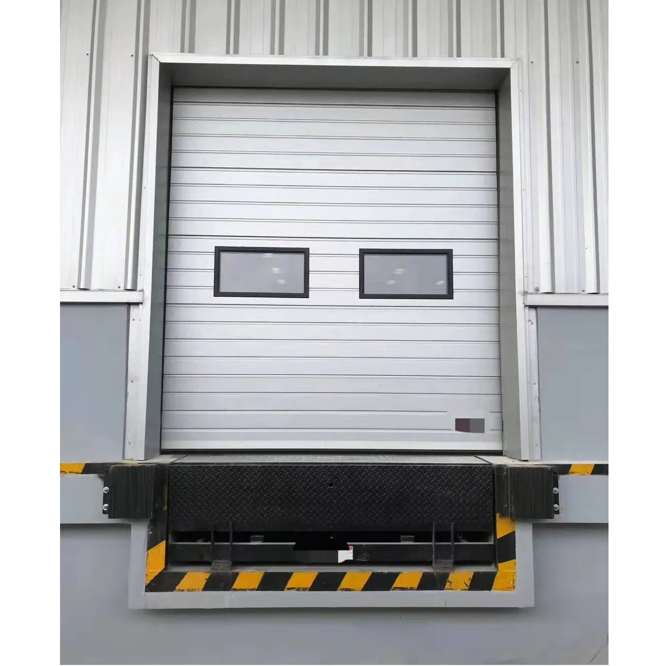 Auto Galvanized Steel Warehouse Industrial Sectional Automatic Safety Overhead Sliding Garage Lifting Exterior Doors