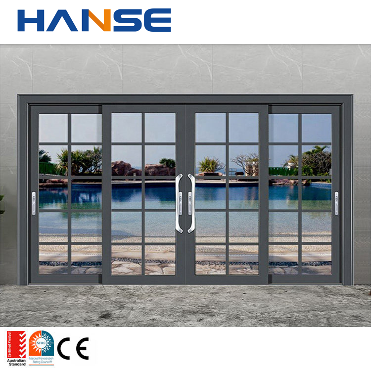 Automatic Frameless Aluminum Sliding Door Glass Sensor Door