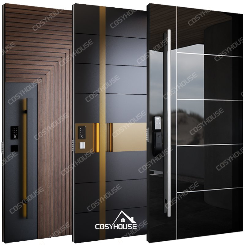 Heavy Duty Stainless Steel Security Door for Outdoor with Reinforced Frame