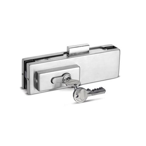 High Quality Stainless Steel Frameless Glass Door Patch Lock Fittings