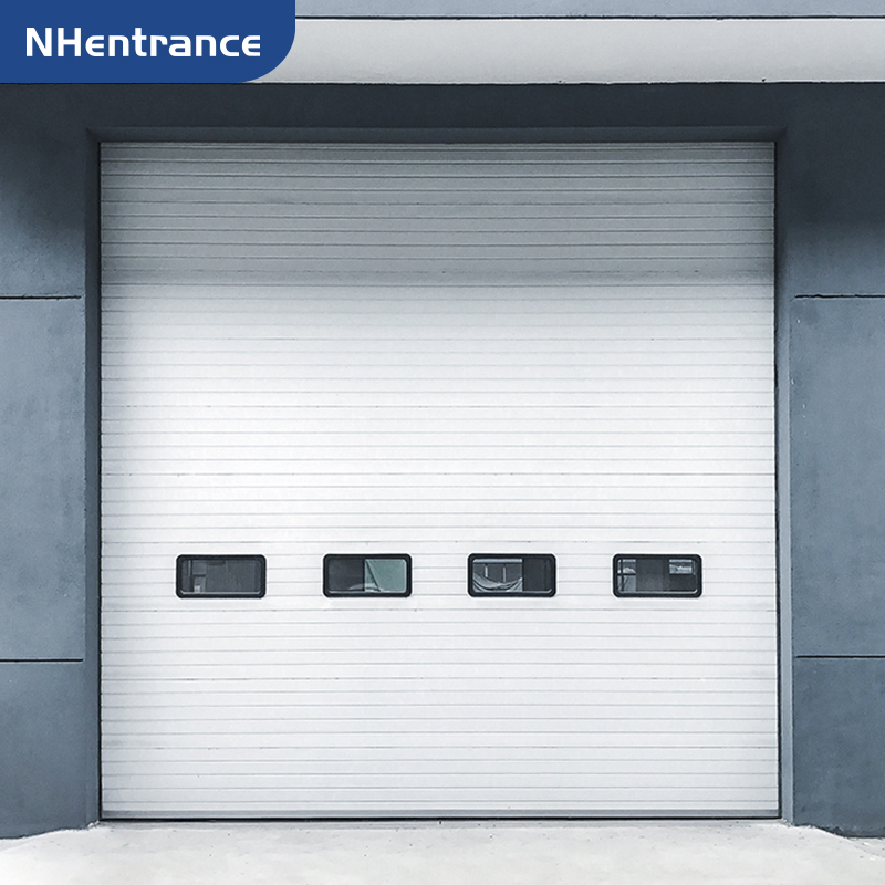 Commercial Industrial Steel Insulated Overhead Door for Factory and Warehouse Sectional Garage Door