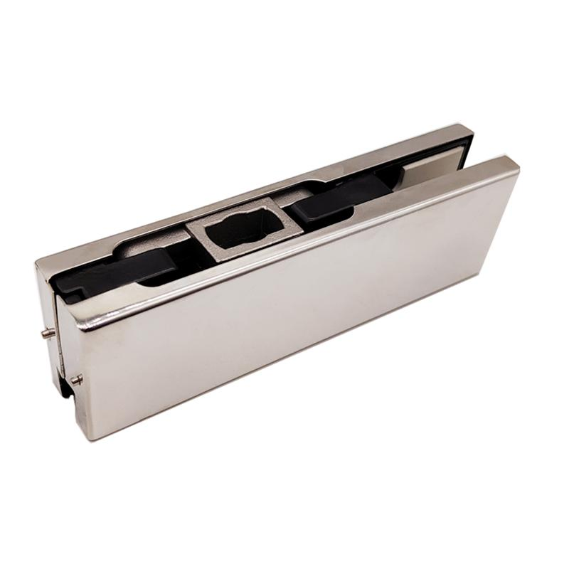 Stainless Steel 304 Frameless Glass Door Bottom Patch Fittings Door Clamp