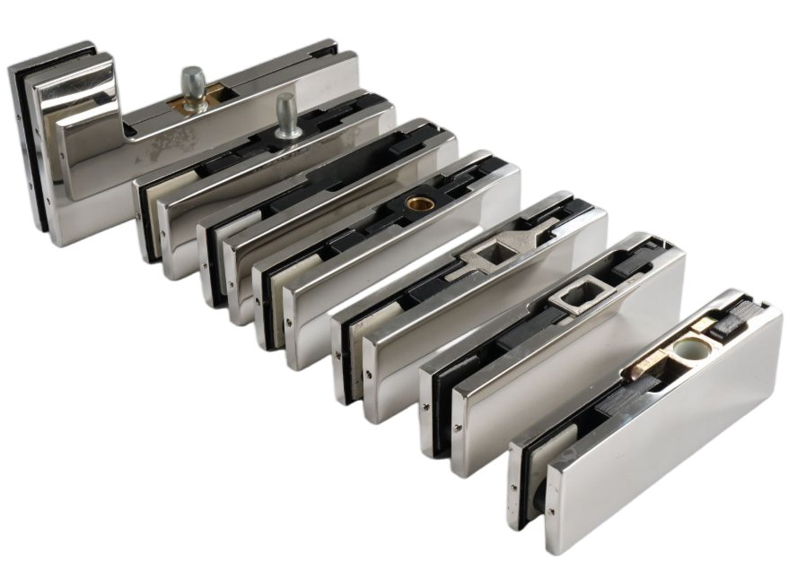 Stainless Steel 304 Top Frameless Glass Door Patch Fitting Special-Shaped Clamp