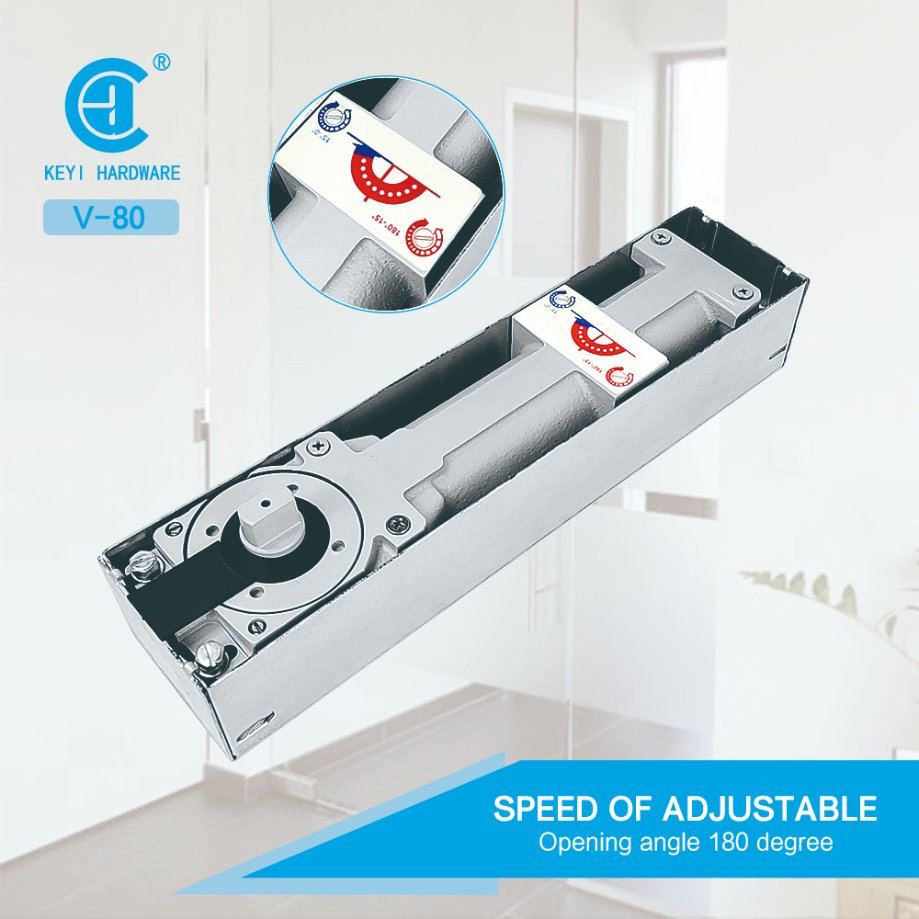 Frameless Glass Door Stainless Steel Patch Fitting Used with Floor Spring