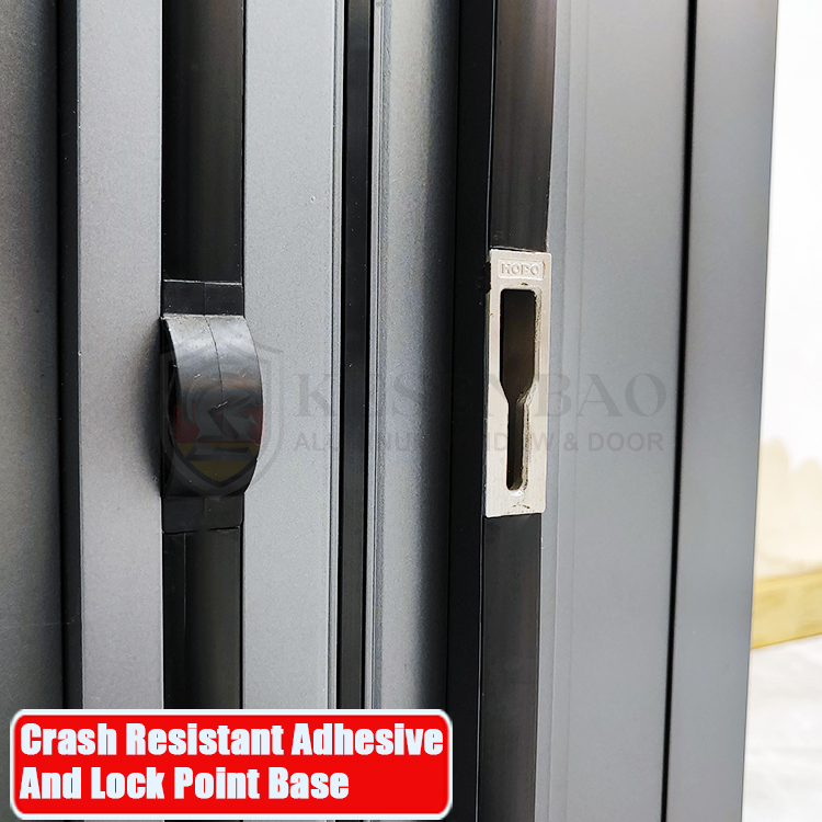 Automatic Aluminum Glass with Screen Double Glass Patio Frameless Sliding Door