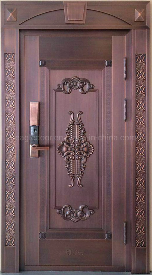 Asia Exterior Position Copper Entry Doors Main Entrance House Door Design