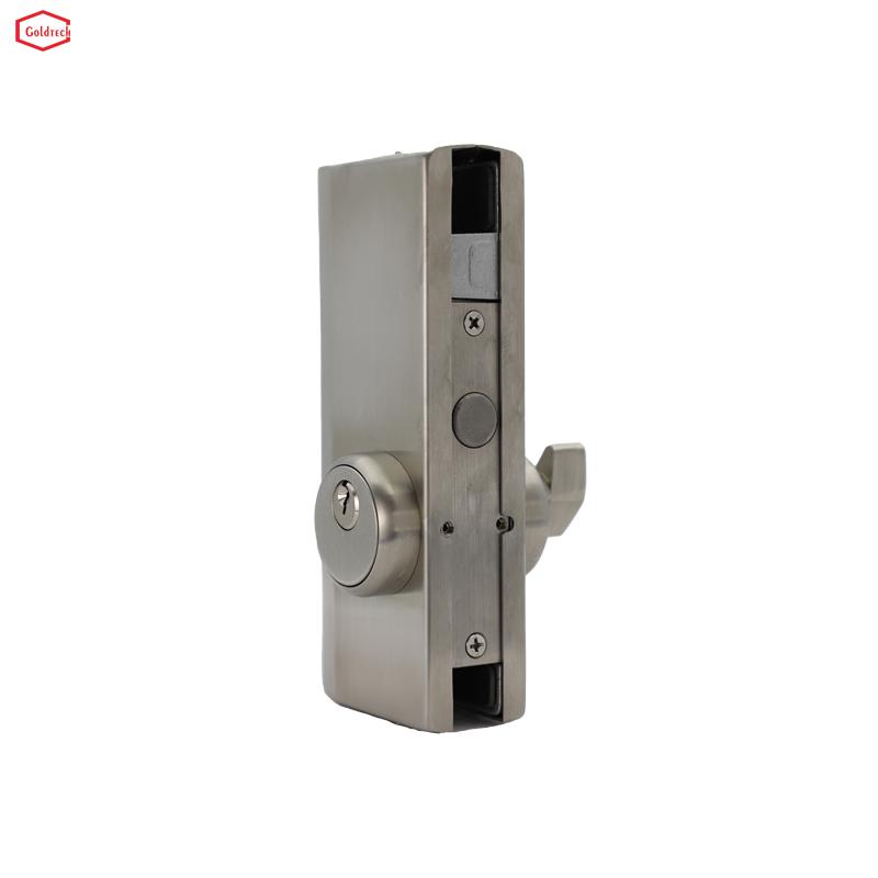 Privacy High Quality Frameless Commercial Glass Door Lock Patch Fitting