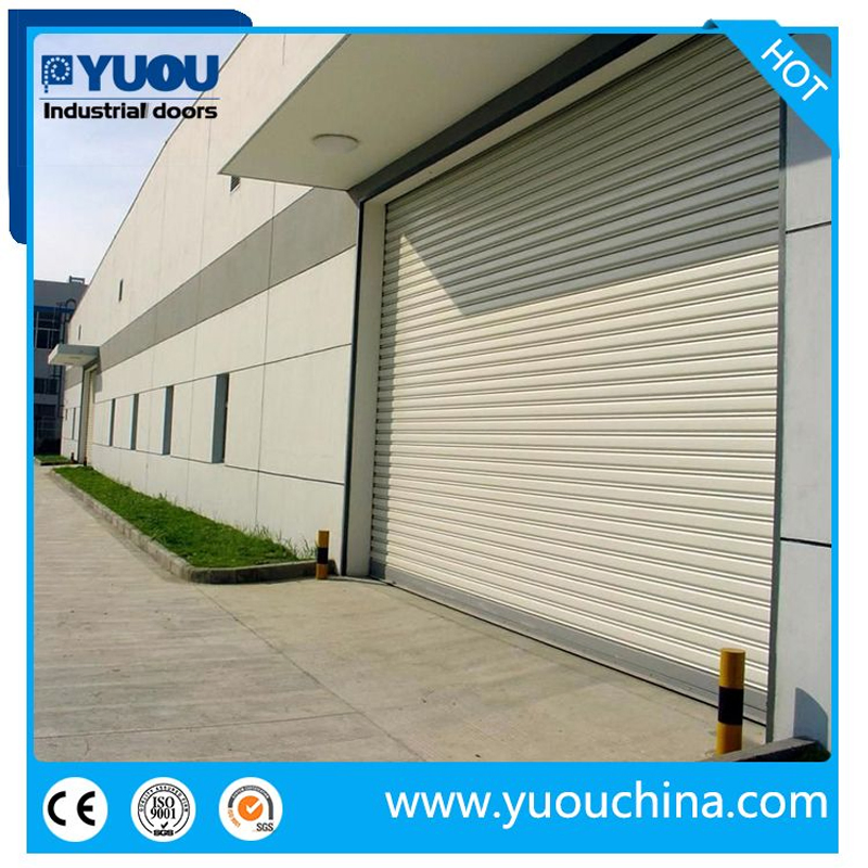 Wholesale Security Industrial or Commercial Automatic Galvanized/Stainless Steel Metal Large Wind Proof Resistant Rolling Roll up Warehouse Roller Shutter Door